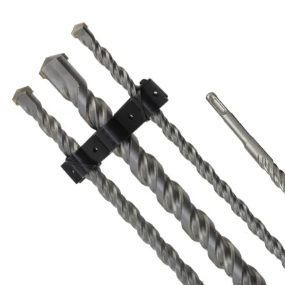 Produktbild von SDS Plus Bohrer Set 12-16-24 x 1000 mm Doppelwendel 3-teilig zweischneidig
