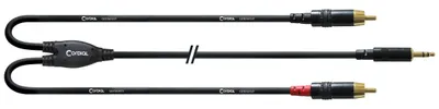Immagine prodotto di Cordial CFY 3 WCC cavo audio 3 m 2 x RCA 3,5 mm Nero