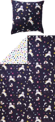 Produktbild von Erwin Müller Kinder-Wendebettwäsche bunt 1x 135x200 cm + 1x 80x80 cm