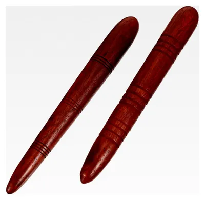 Produktbild von 2 Stück Triggerpunkt Massagegerät aus Holz für Fuß und Körper