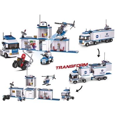 Obrázok produktu pre Sluban BLOCKS SLUBAN POLICE TRUCK 572 PCS