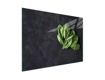Produktbild von Glasschneidebrett 40x30 Basilikum
