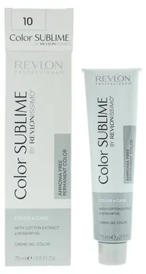 Produktbild von Revlon, Color Sublime, permanente Haarfarbe, 10 hellste Blonde, 75 ml