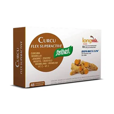 Obrázok produktu pre Santiveri Curcu Flex Superactive 48 tabliet