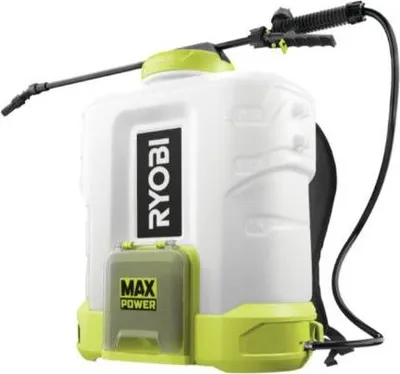 Obrázek produktu pro Zádový postřikovač RYOBI 36 V, 6,2 bar, průtok 1,2 l/min, nádrž 15 l, bez akumulátoru
