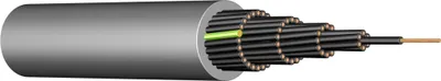 Produktbild von Meinhart PVC Steuerleitung, ungeschirmt, LSYY-JZ, 4x1, grau, Bund mit 500m, 1 Stk.