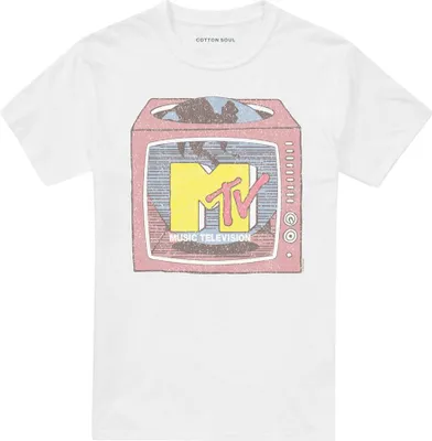 Produktbild von MTV - "What´s On Tv" T-Shirt für Herren/Damen Uni TV28734 (S) (Weiß)