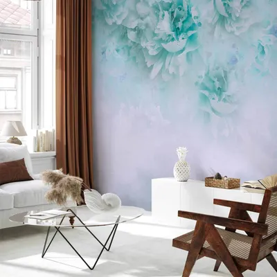 Produktbild von Selbstklebende Folie Fototapete - Floral Etude of Life - Second Variant 343x245 cm Blumen b-C-1026-a-c