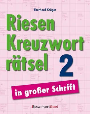 Immagine prodotto di Krüger, E: Riesen-Kreuzworträtsel in großer Schrift 2