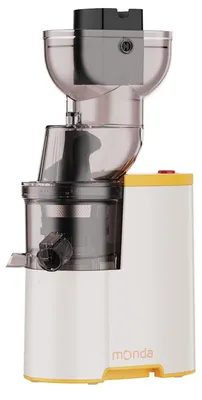 Obrázek produktu pro MONDA SJ-01, pomalý odšťavňovač, chladicí odšťavňovač s extra velkým (90 mm) plnicím otvorem, 40-70 otáček za minutu, odšťavňovač s oddělováním dužiny, tichý a snadno se čistí