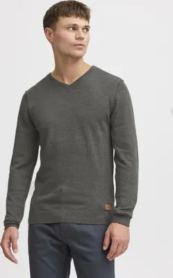 Produktbild von BLEND BHDansel Herren Strickpullover Feinstrick Pullover mit V-Ausschnitt Rippbündchen Baumwollmischung Regular fit