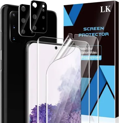 Immagine prodotto di Protezioni per lo schermo Samsung Galaxy S20 Plus 6.7 pollici set di 4 pellicole protettive trasparenti antigraffio