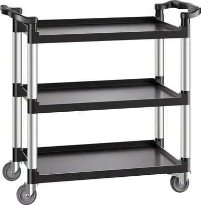 Produktbild von Mehrzweckwagen 3-stufig Servicewagen Werkzeugwagen Rollwagen 106x49x98cm