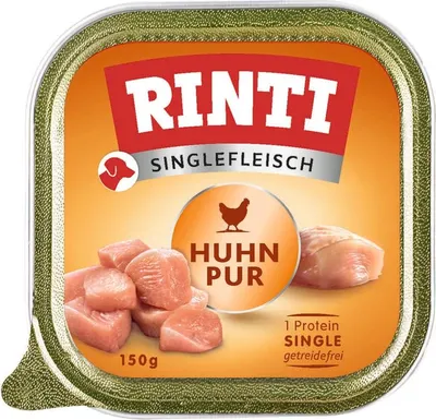 Produktbild von Rinti - Singlefleisch 10x150g  |  Huhn Pur