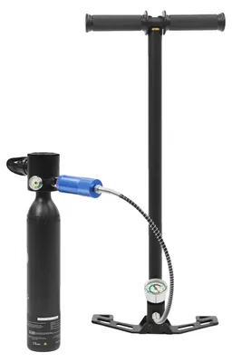 Obrázek produktu pro Mini potápěčská láhev, odolný materiál, přenosný design, černá