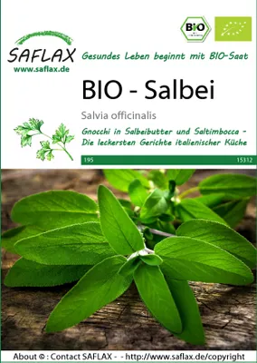 Productafbeelding van SAFLAX -  - Salie - 60 zaden - Salvia officinalis