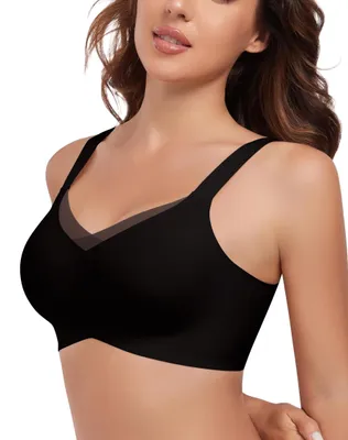 Immagine prodotto di Solidchoice - Reggiseno minimizzatore senza ferretto, con supporto delicato e scollatura a V