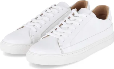 Produktbild von Kaerlek Herren Low Sneaker Weiß Glattleder Größe: 40