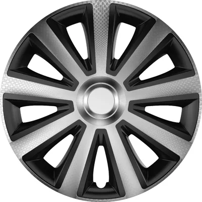 Produktbild von Z480503 Radkappen Radzierblenden SATZ (4Stück) 16 Zoll Aviator carbon silber-schwarz