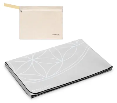 Immagine prodotto di Tappetino da yoga extra spesso - Pieghevole - Antiscivolo - Con borsa per il trasporto - Leggero - 183 x 61 cm - Tappetino per fitness