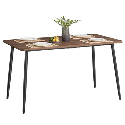 Produktbild von VASAGLE Esstisch, Esszimmertisch, Küchentisch, für 4-6 Personen, Landhausstil, hitzebeständige Oberfläche, einfache Montage, 75 x 140 x 75 cm