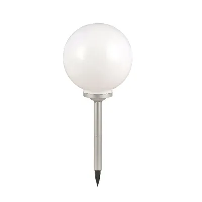 Produktbild von Globo Lighting Solarleuchte Kunststoff silber metallic, 4x LED