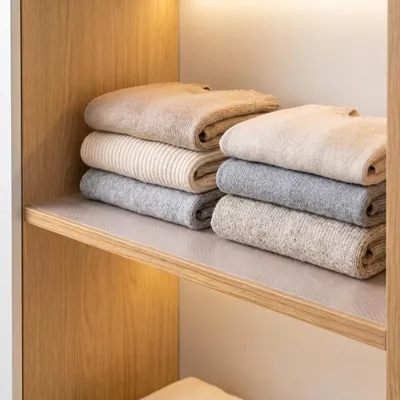 Image de Tapis pour tiroirs Peviasot, tapis antidérapant, tapis pour armoires, découpable, en EVA, pour étagères et armoires, imperméable, transparent