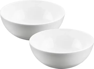 Produktbild von Wilmax Porzellanschale 1700 ml 20 cm Weiß 2er Set WL-992566/A2