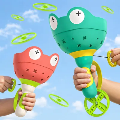 Productafbeelding van Vliegschijfwerper, buitenspeelgoed voor kinderen van 4 tot 8 jaar, vliegtuigen