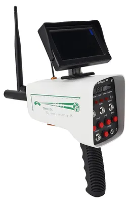 Image de Détecteur de métaux Gold Finder, portée de 1 000 m, profondeur de 30 m, scanner portable sensible pour la localisation de trésors enfouis : or, argent, blanc