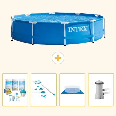 Imagen del producto de Piscina inflable rectangular - 366 x 76 cm - de 5 piezas - modelo S21008