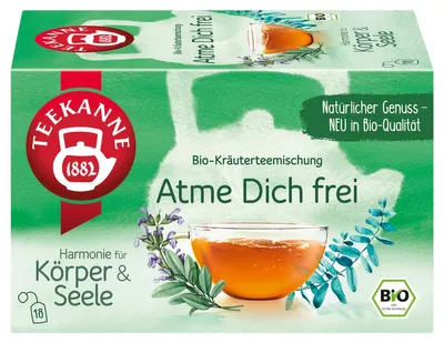 Zdjęcie produktu dla TEEKANNE 7990 TEEKANNE Atme Dich freiTee 18 Portionen