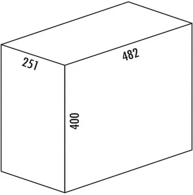 Produktbild von HAILO 3666-13 Abfallsorter 30 (3x10) Liter TERZETT ab 30 cm Schrankbreite
