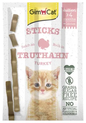 Obrázek produktu pro GimCat 3Stx24 Kitten Sticks Truthahn & Calcium