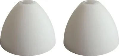 Produktbild von Lampenschirm E27 Leuchtenschirm u.a. für Led Glas, Ersatzglas Schirm Ersatzschirm Lampenglas für Pendellampe Tischlampe Fluter Leuchte (2x 7376 Clara)