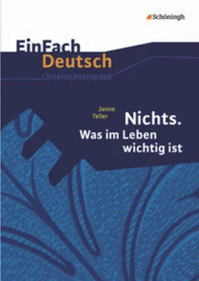 Obrázok produktu pre Nichts. Was im Leben wichtig ist. EinFach Deutsch Unterrichtsmodelle