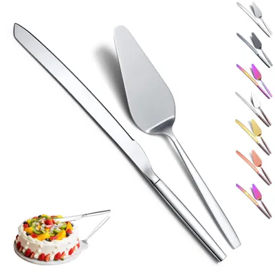 Tortenheber-Set aus Edelstahl, 2-teilig, spülmaschinengeeignet
