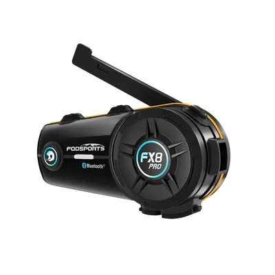 Obrázek produktu pro Interkomová náhlavní souprava Bluetooth pro motocykly, podpora pro 8 jezdců, dosah 2000M, FM rádio