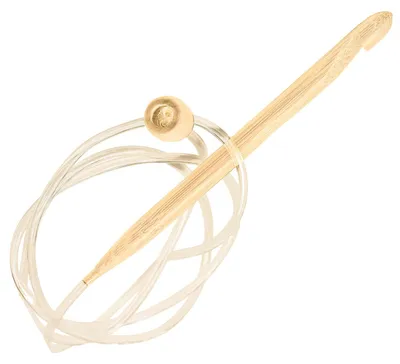 Produktbild von Tunesische Häkelnadel Bambus 9 mm, Hakenlänge ca. 15cm, Gesamtlänge ca. 115cm