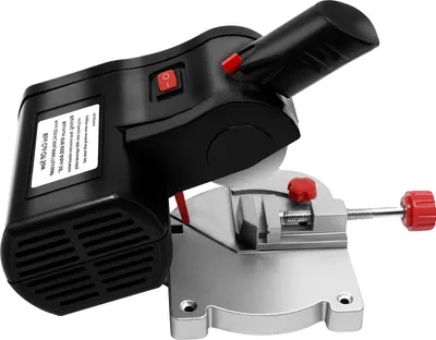 Image de mini scie à onglet 220V, puissance 90W, angle réglable de 0 à 45°, vitesse 6000 tr/min
