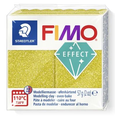 Image de STAEDTLER® 8010-112 Pâte à modeler Fimo effect paillettes dorées