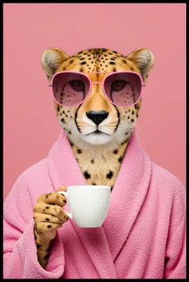 Produktbild von Poster 61x91,5cm Retro Vintage Für das Wohnzimmer Tiger