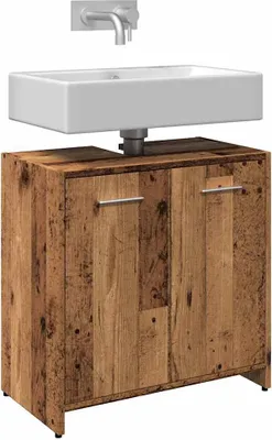 Immagine prodotto di Maison Exclusive - Mobile lavabo effetto legno antico 60x33x60 cm Materiale ligneo