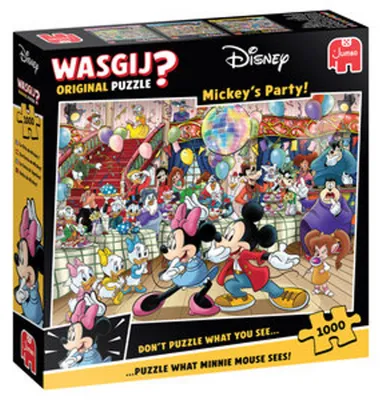 Produktbild von Wasgij Original Disney - Mickys Party! (1000 Teile), 1000 Stück(e), Cartoons, 15 Jahr(e)