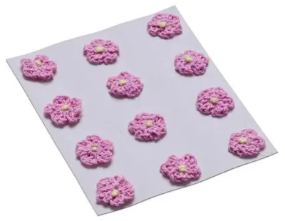 Produktbild von Dekorative Blüten, 18 mm, hellrosa, 12 Stück – Brewis