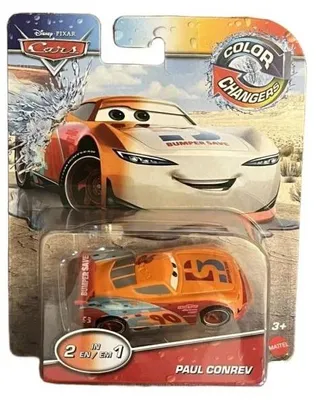 Obrázok produktu pre Disney Pixar Cars Color Changers Paul Conrev, Auto, 3 rok / roky, Kov, Viacfarebný