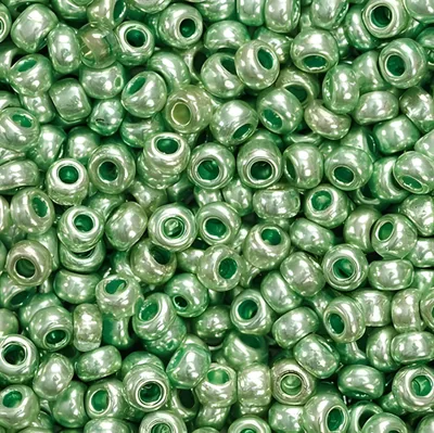 Produktbild von KNORR PRANDELL 216104410 Böhmische Rocailles Ø 25 mm Glas grün