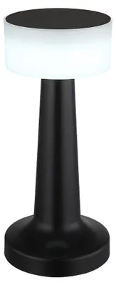 Produktbild von LED Tischleuchte, Touchdimmer, USB, schwarz, H 21,5 cm