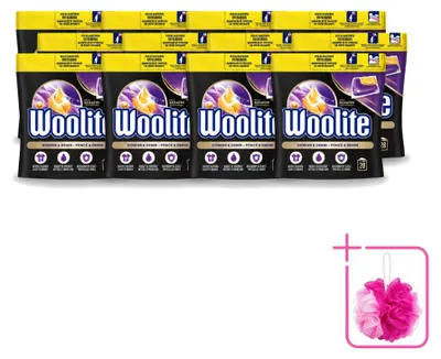 Produktbild von 12 x Woolite Dark Waschmittel-Caps mit Keratin für dunkle Wäsche und Jeans - Sparpackung - 12 Stücke