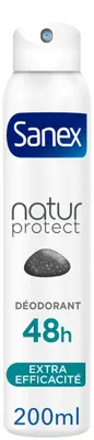 Immagine prodotto di Sanex Deodorante spray - 200 ml - Natur Protect Extra: efficacia garantita grazie alla pietra di allume